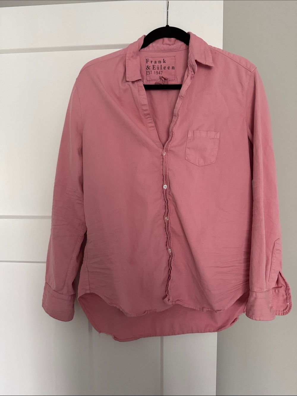 Frank & Eileen Dusty Rose Relaxed Button-Up Shirt